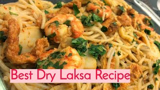 BEST DRY LAKSA RECIPEMalyn Jaromay [upl. by Haliak]