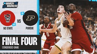 Purdue vs NC State  Final Four NCAA tournament extended highlights [upl. by Golightly37]