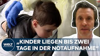 RSVIRUS Akuter Atemwegsinfekt bei Kindern – Kinderkliniken fürchten bald katastrophale Zustände [upl. by Ydnak]