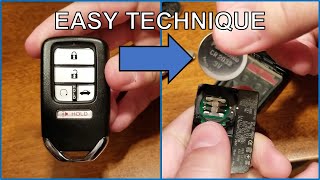 How to replace Honda SMART key fob battery  Works for all Honda models [upl. by Amri]