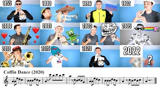 Evolution of Meme Songs 15002022 BUT Its with Sheet Music  Notes [upl. by Rehtse]