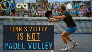 Proper PADEL VOLLEYS from Tennis [upl. by Rhoades]