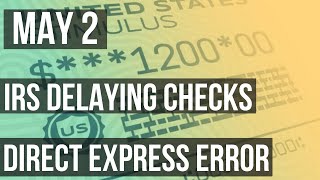 Stimulus Update 52 SS SSI SSDI More Checks Delivered  IRS Delaying Checks [upl. by Ambrogino]