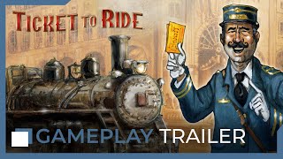 Ticket to Ride  Gameplay Trailer [upl. by Etnovert]