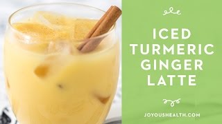 Iced Turmeric Ginger Latte [upl. by Gnav669]