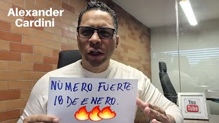 NUMEROS PARA HOY Alexander Cardini Número Fuerte 🔥 180124 [upl. by Estas]