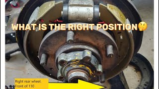 What is The Right Place of Leading And Trailing Brake Shoe [upl. by Kokoruda]