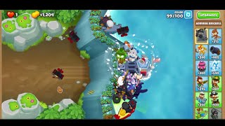 Flooded Valley CHIMPS Guide Ft Mermonkeys  Update 44 Bloons TD 6 [upl. by Studdard261]