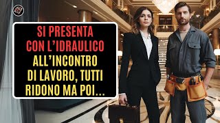 Finge di Essere il suo Fidanzato a una Elegante Cena di Lavoro ma è lidraulico tutti ridono ma [upl. by Chandal330]