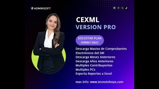 CEXMLPRO DESCARGA MASIVA DE COMPROBANTES ELECTRONICOS DE LA PAGINA DEL SRI [upl. by Acinoreb350]