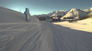 Livigno Mottolino 2014 Niebieskie trasy nie zawsze są niebieskie [upl. by Aisayt]