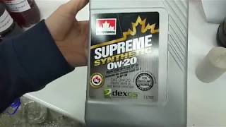 Petrocanada Supreme Synthetic 0W20 Dexos1 Gen2 видео приемки в лаборатории УРЦТЭиД [upl. by Yodlem66]