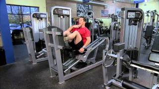 Life Fitness Pro2 Seated Leg Press Instructions [upl. by Ailaroc]