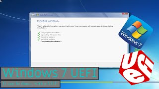 Windows 7 on UEFI Firmware [upl. by Schaefer]