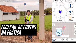 GNSS RTK  Passo a Passo Da LocaçãoImplantação De Pontos Na Prática [upl. by Ariajaj481]