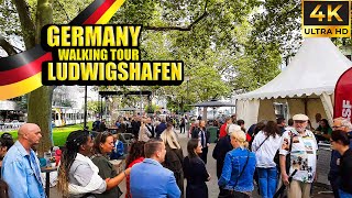 🇩🇪 Ludwigshafen Germany  Walking Tour Germany  Ludwigshafen Am Rhein [upl. by Friday]