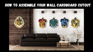 Wall Cardboard Cutout Assembly Instructions howto starcutouts [upl. by Violette]