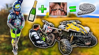 🔴SA RUPT LANȚU DE LA MOTOR LAM LEGAT CU SIGURANȚA DE LA ȘAMPANIE 🤌🏻 🫣🍾 andreasBRP [upl. by Spieler567]