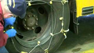 Bus Tire Chain Installation [upl. by Adyl724]