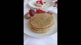 Ricetta pancake senza uova e latte  Easy Pancake without egg or milk [upl. by Geer327]