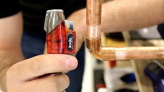 Can you SOLDER a copper joint with a 5 MINITORCH  GOT2LEARN [upl. by Nielson311]