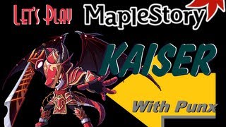 Lets Play Maplestory Kaiser  New Kaiser Class Intro Cutscenes And Gameplay  Part 1 [upl. by Anegroeg]