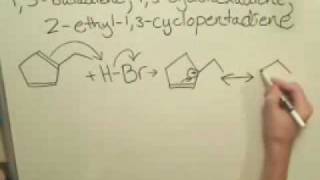 Electrophilic Addition Reactions with Conjugated Dienes [upl. by Allit]