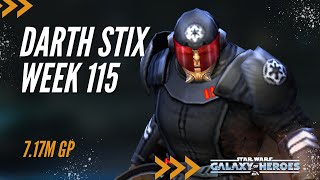 Week 115 Update of the Darth Stix SWGOH Account [upl. by Eltsryk]