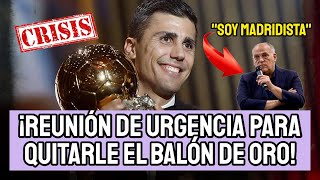 ÚLTIMA HORA UEFA Y FRANCE FOOTBALL MEDITAN QUITARLE BALÓN DE ORO A RODRI POR UN TEMA DE FAIR PLAY [upl. by Willis194]