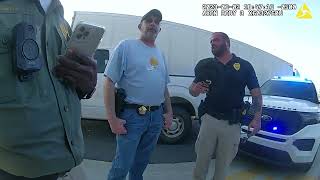 Union County AR Sheriff Dept Deputy Zackary Craig Assisting Smackover AR PD Officer With Arrest [upl. by Sigfrid172]