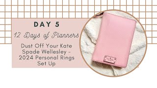 Dust Off Your Kate Spade Wellesley  2024 Personal Rings Set Up [upl. by Adiol]