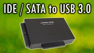 Ugreen IDE  SATA to USB 30 Converter Review and Demonstration [upl. by Player]