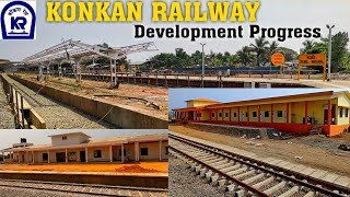 Konkan Railway Development Progress 13 new stations Rail connectivity Electrification track doubling [upl. by Thar]