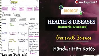 Bacterial DiseasesHealth amp DiseasesUnit11Part4  Biology  General Science  Lec50 [upl. by Naehs]