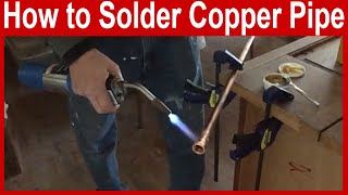 How to Solder Copper Pipe [upl. by Lupee]