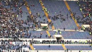 Scontri ultras fuori stadio violentissimi lazio roma 12 amatoriale [upl. by Carhart]