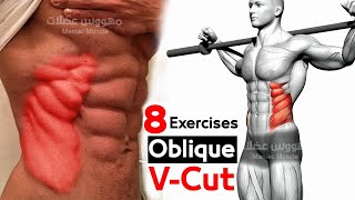 V Cut abs Workout best 8 Oblique Exercise [upl. by Selin783]