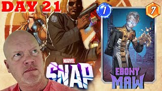 EBONY MAW I Dont Understand Marvel Snap Gameplay Day 21 [upl. by Anniken871]