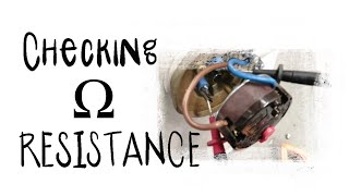 CHECKING RESISTANCE ON IMMERSION HEATER [upl. by Gaskins]