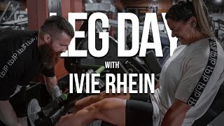 Full Leg Workout for Huge Quads and Legs  Hypertrophy Coach and Ivie Rhein [upl. by Quirk]