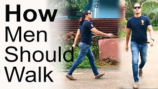 How Men Should Walk Leg Movement  Hindi [upl. by Eno]