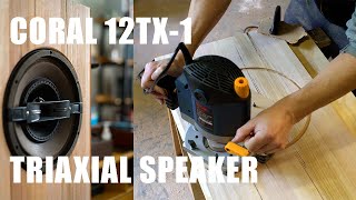 Building Triaxial Open Baffle Speakers  Coral 12TX1 [upl. by Derfla926]