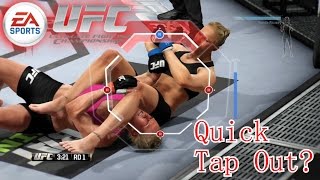 Early Tap Out Ronda Rousey Vs Holly Holm  EA UFC Bantamweight Championship [upl. by Melly858]