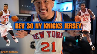 REV 30 ADDIAS NEW YORK KNICKS JERSEY  Iman Shumpert NBA Jersey [upl. by Airdnola285]