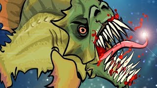 MAXIMUM PIRANHA VS MONSTER FISH Feed us 4 FINAL Gameplay And Walkthrough [upl. by Deane15]