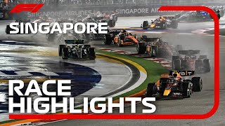 Race Highlights  2022 Singapore Grand Prix [upl. by Ramu]