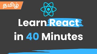 Learn React in Tamil With This One Project [upl. by Dellora142]