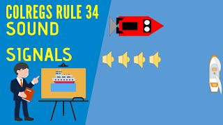 Colregs Sound Signals  Rule 34 Manoeuvring and Warning Signals [upl. by Nussbaum97]