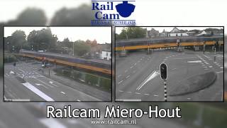 Railcam Mierlo t Hout  Kruising ICM en containertrein [upl. by Morten]