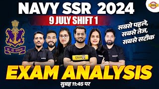 NAVY SSR 2024  EXAM ANALYSIS  NAVY EXAM ANALYSIS  NAVY SSR ANALYSIS 2024  NAVY SSR EXAM 2024 [upl. by Yetah]